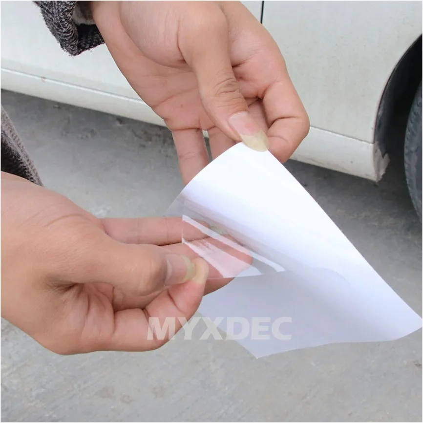 4x Universal Rhino Skin Car Bumper Hood Paint Protection Film Vinyl Clear Transparence Film Stickers Car body Stickers Auto