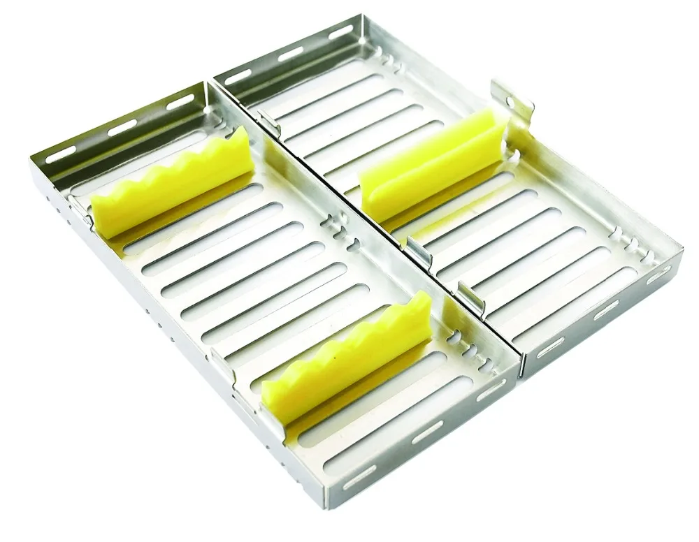 

Delian Instrument Cassette Fits for 10 Instruments Stainless Steel Dental Infection Control Sterilization