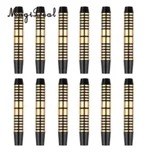 MagiDeal 12 штук Премиум 16 граммов латунные баррели дротиков для мягкий наконечник и наконечник для Дротика, сталь