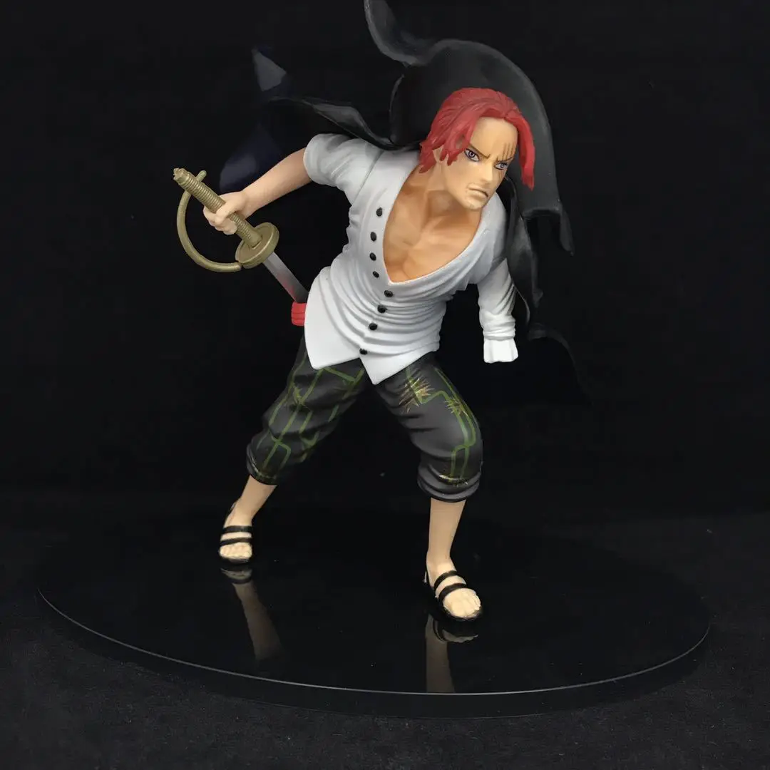 16.5CM pvc Japanese anime figure ONE PIECE Shanks Swordsman's moment