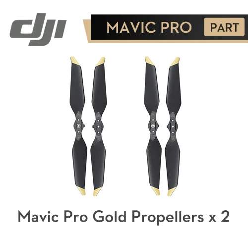 DJI Мавик Pro Platinum 8331 пропеллер низкая-Шум Quick-Release винты для Mavic Pro оригинальные аксессуары 1 пара - Цвет: gold 2 pieces