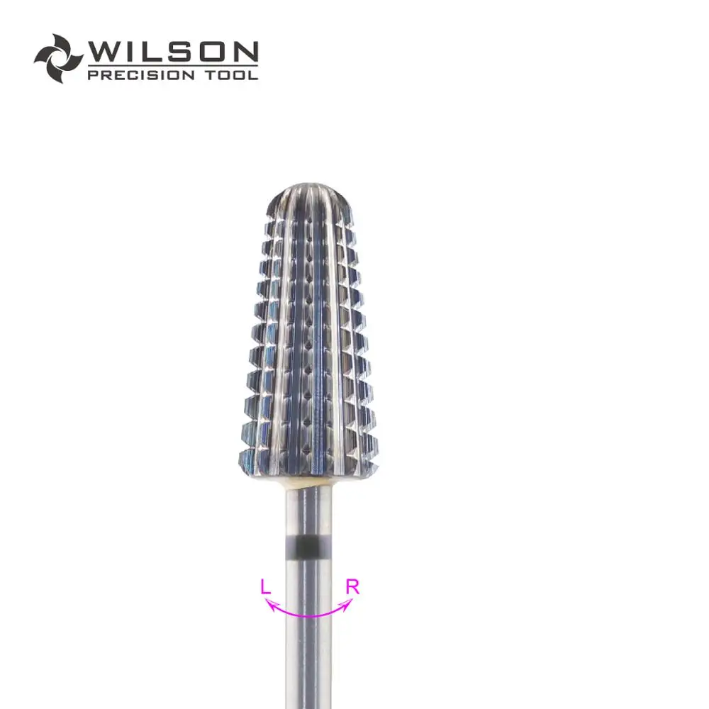 Вулканические сверла 2 сторонние карбидные для ногтей WILSON|Электрические