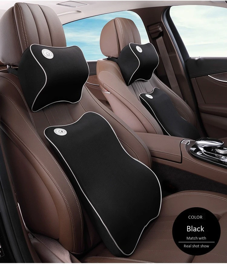 Подушка на шею для автомобиля и сиденье Поддержка подголовник Бизнес Стиль Ортопедическая подушка для Toyota Rav4 VW Ford Kia Mazda и Offfice стул