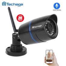Techage HD 1080 P 960 P 720 P Wi-Fi IP Камера аудио записывать звук Беспроводной Камера P2P ONVIF ИК Ночное видение 2MP видеонаблюдения Открытый Камера