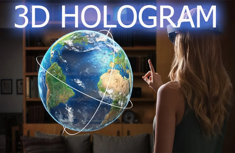 Advertising hologram holographic rear adhesive film projection 3D projector screen film foil for window shop church hotel hall-1 (4)