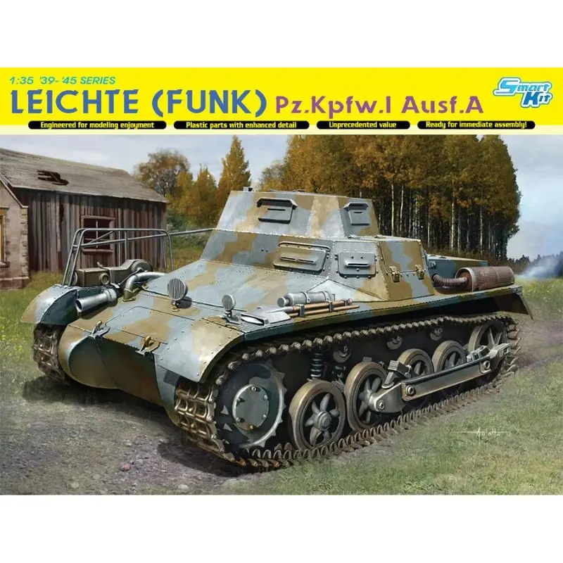 

DRAGON 6591 1/35 Leichte (Funk) Pz.Kpfw.I Ausf.A - Scale model Kit