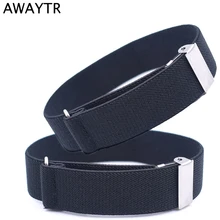 AWAYTR 1 Пара Модная парусиновая Защитная перчатка выше локтя подвязка эластичная Регулируемая противоскользящая рубашка держатель рукава унисекс нарукавники мужские 2,5*35 см