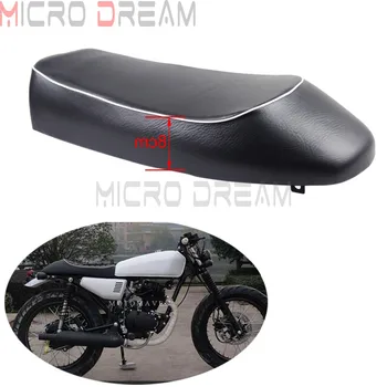 

Cafe Racer Leather Seat Cushion Universal For Harley Yamaha XS650 Honda CB125 CB200 CB250 CB650 Passenger Driver Seats Cover