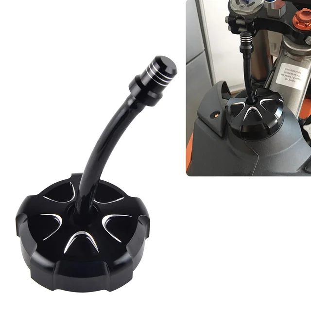 NICECNC Aluminum Motorcycle Gas Fuel Tank Cap Cover For KTM SX SXF EXC