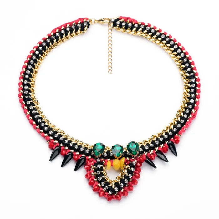 

Fashion Jewelry New Arrival 2014 Women Hawaiian Necklace Indian Chandelier Frozen Necklace