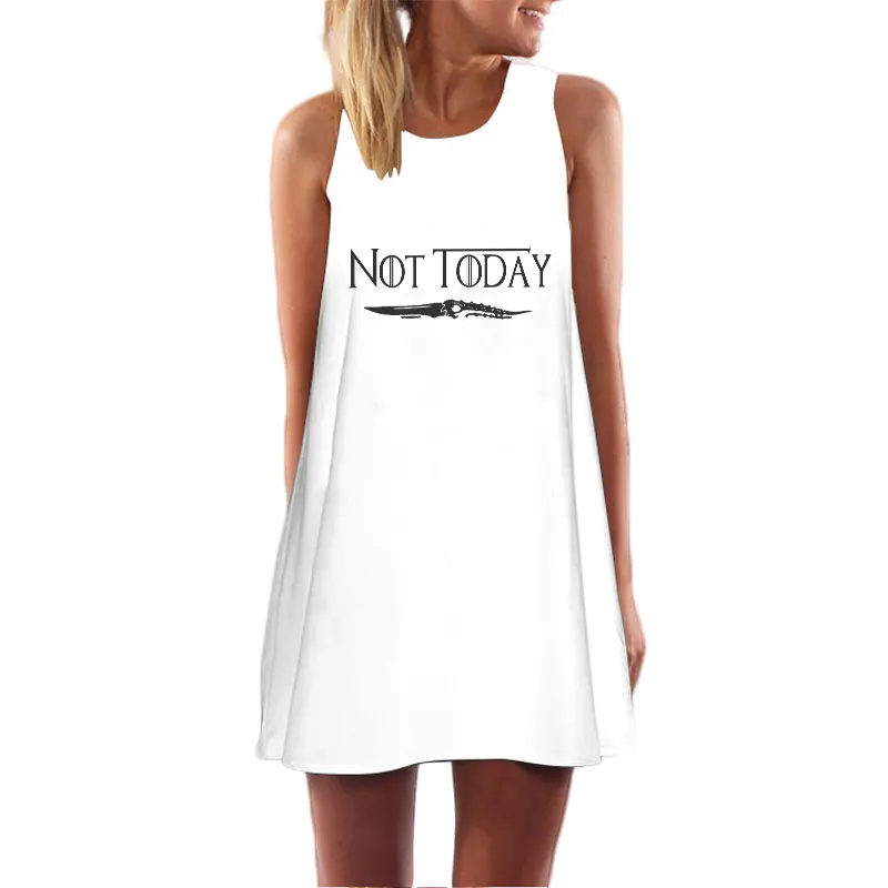 

Arya Stark Women Short Sleeve Not Today Tshirt Harajuku Aesthetic Streetwear Tops T-shirt Vintage T Shirt Valar Morghulis