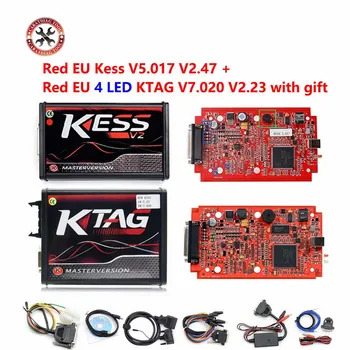 

Online Master KESS V5.017 V2.23 V2.47 Red PCB Manager Tuning Kit KTAG KESS 5.017 No Tokens For Car/ Truck/Tractor Free Shipping