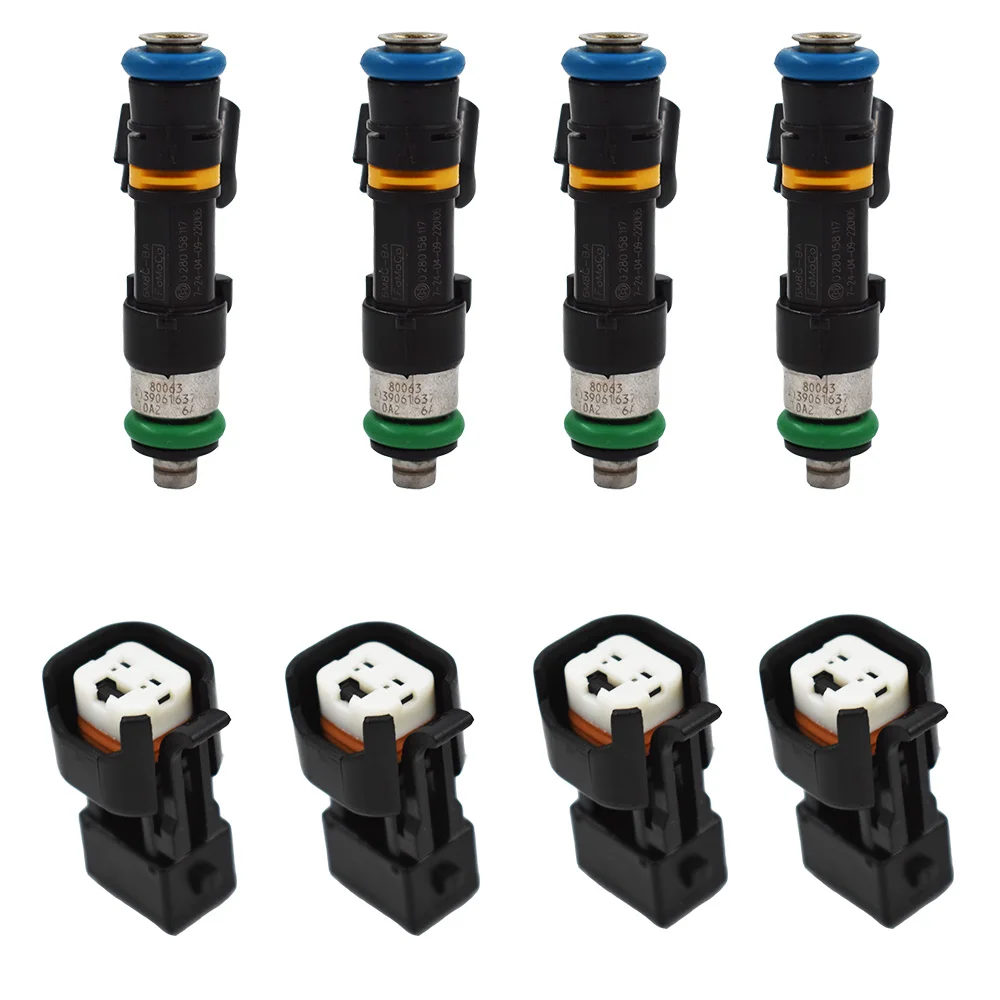 

OEM EV14 60lb 630cc fuel injectors 1.8T turbo For Audi A4 TT ForVW Golf ForJetta Acura