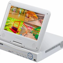 JSA CCTV 4ch 1080N цифровой видеорегистратор с 10," ЖК-экраном Гибридный DVR HVR NVR система домашней безопасности