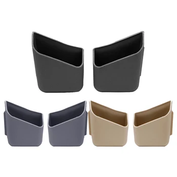 

2Pcs Car Sunglass Clip Fastener Superior Universal Car Auto Accessories Glasses Organizer Storage Box Holder Black Gray Beige