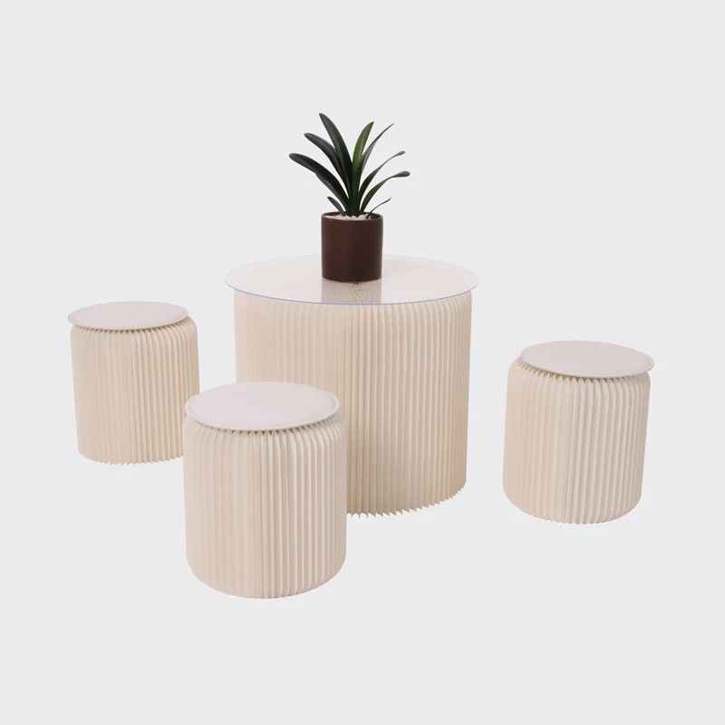 Modern living room tea table Simple sofa corner small round table Coffee table table bedroom green paper furniture Modern living room tea table Simple sofa corner small round table Coffee table table bedroom green paper furniture