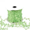 10Meter Silk Leaf-Shaped Artificial Flower Green Leaves For Home Wedding Decoration DIY Wreath Scrapbooking Craft Fake Flower ► Photo 3/6