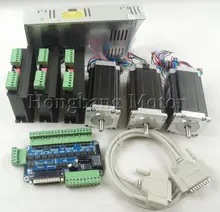CNC Router 3 Axis kit, 3pcs 2M542 driver +one breakout board + 3pcs Nema23 425 Oz-in stepper motor + 350W power supply#ST-4045 CNC Router 3 Axis kit, 3pcs 2M542 driver +one breakout board + 3pcs Nema23 425 Oz-in stepper motor + 350W power supply#ST-4045