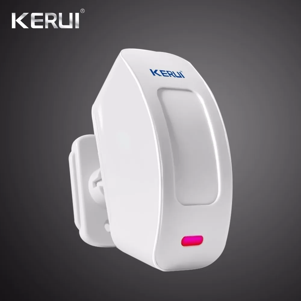 KERUI W18 WIFI GSM SMS hogar sistema de alarma antirrobo cortina Sensor de movimiento inalámbrico sirena Solar cámara interior IP