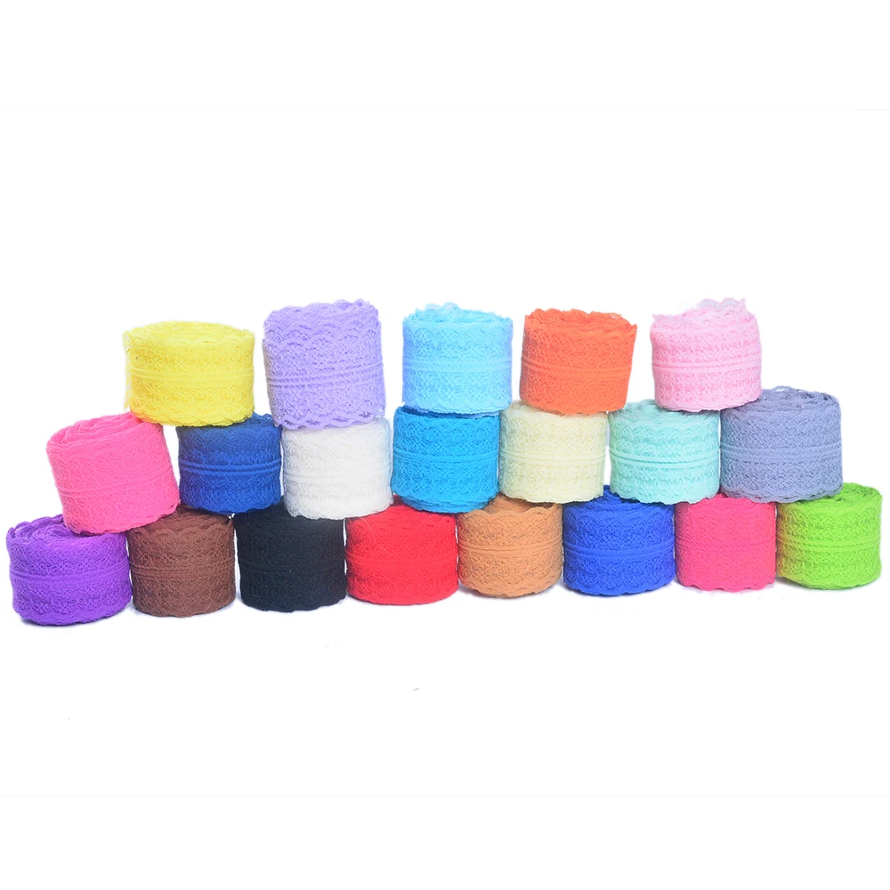 

10 Yards High Quality Beautiful Lace Ribbon Tape 45MM Lace Trim DIY Embroidered For Sewing Decoration African Lace Fabric