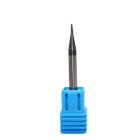 טונגסטן פלדה 1PC כדור Nose End Mill R3mm R4mm R6mm שבבי כרסום-12mm 1 מ"מ טונגסטן פלדה Sprial Bit כרסום קאטר HRC45 2F חיתוך (3)