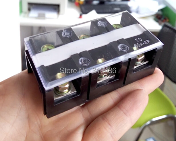 TC фиксированные клеммные блоки, tc-соединители 600 V, 60A, 3 P медь