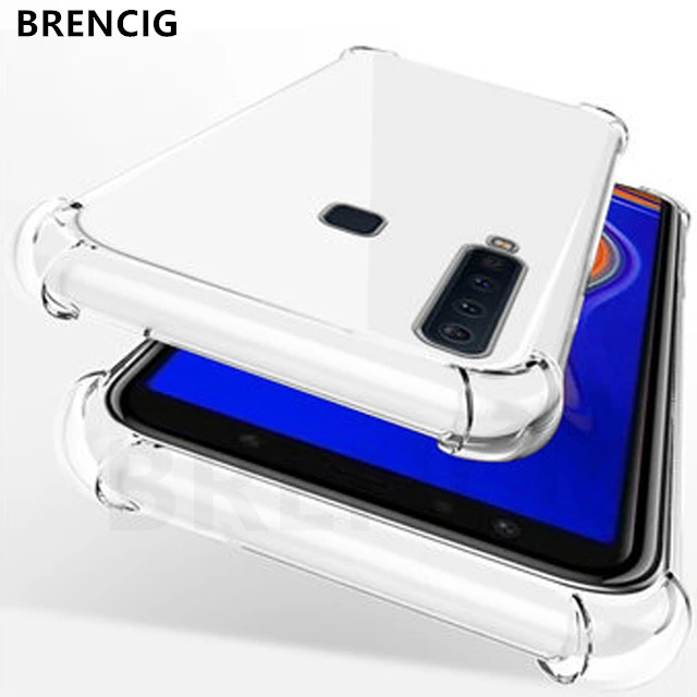 Роскошные противоударный телефон назад coque крышка чехол для Samsung Galaxy A8 A9 2018 Plus silicon