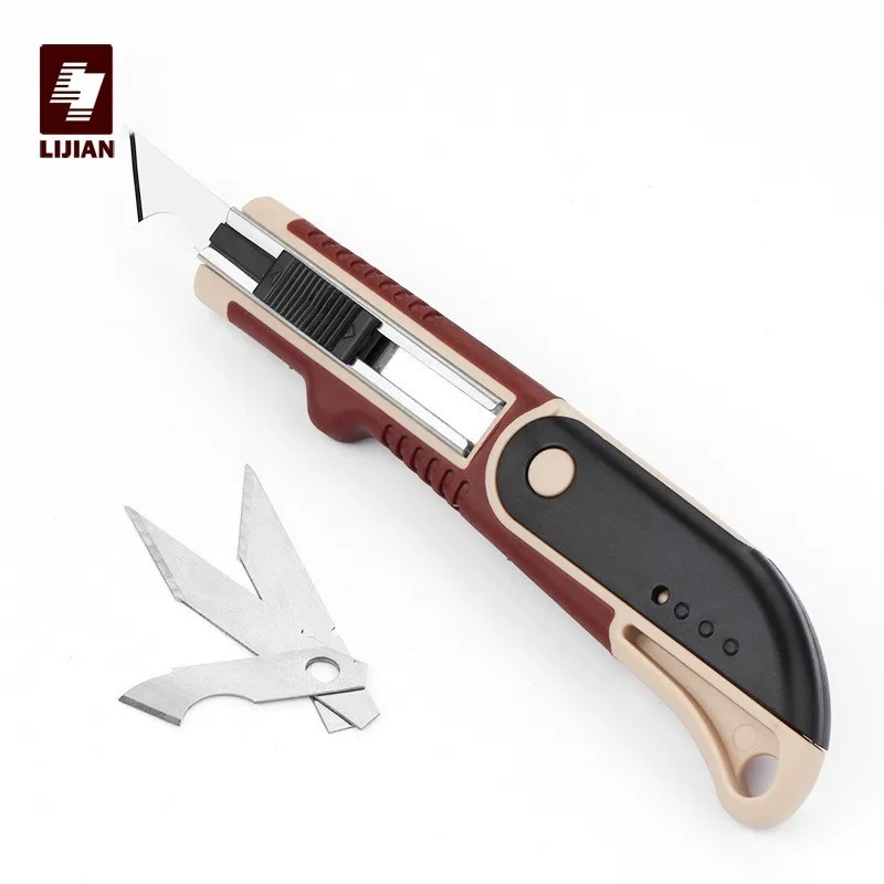 

LIJIAN Hook Knife Oblique Acrylic Hand Cutting Tools Multi-purpose Blade Organic Board Glass Paper Cutter With