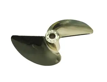 

66463AG Imitation Gold Plated Aluminum Two-blade Propeller [dia 3/16 mm]-463(D63*P1.4) for rc boat