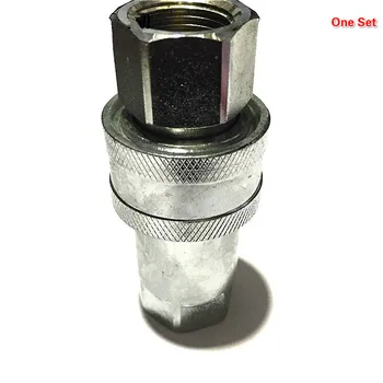 

G Thread / Metric High Pressure Tubing Hydraulic Quick Coupler Self-locking Quick Coupling Carbon Steel Plug Socket Connector
