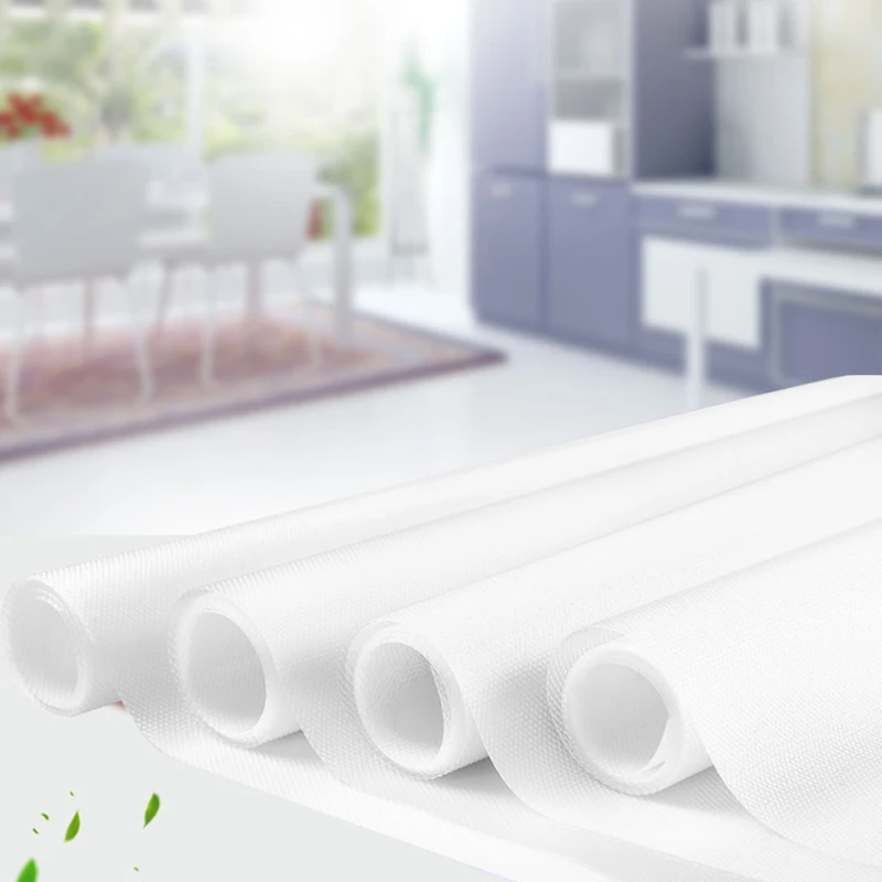 

Clear EVA Shelf Drawer Liner Cabinet Waterproof Non Slip Table Cover Mat Non Adhesive For Kitchen Cupboard Refrigerator Liner