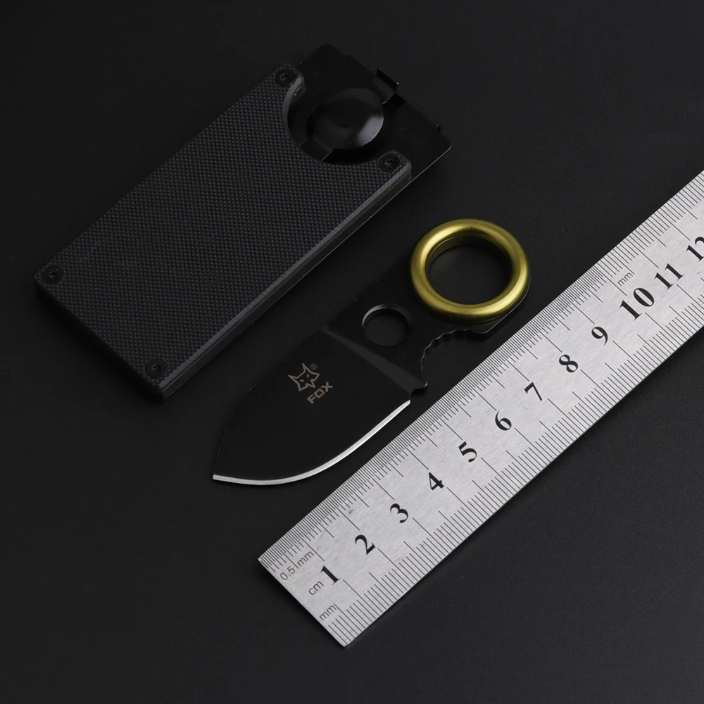 Comprar Mini cuchillo táctico de caza al aire libre herramientas Camping supervivencia puede colgar cinturón bolsillo cuchillo mejor regalo cuchillo recto