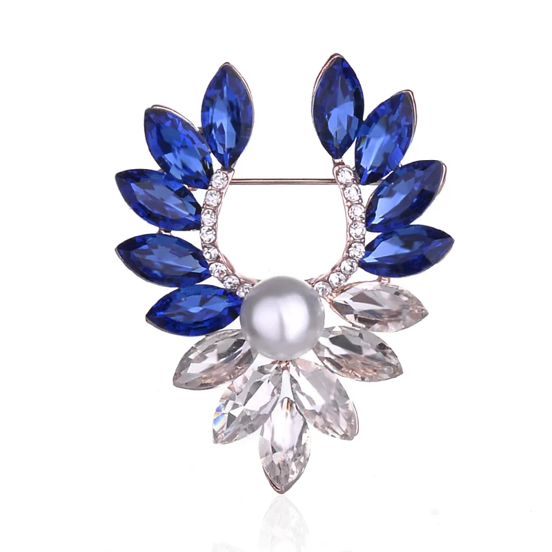 LUBOV Luxury Rhinestone Inlaid Golden Hollow Metal Frame Crystal Leaves Brooch Pin Personality Statement Brooches Women Jewelry
LUBOV Luxury Rhinestone Inlaid Golden Hollow Metal Frame Crystal Leaves Brooch Pin Personality Statement Brooches Women Jewelry