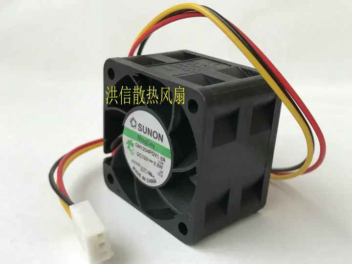 Original SUNON 4028 GM1204PQV1-8A 40mm 4cm DC 12V 2.8W 3wire Cooling Fans