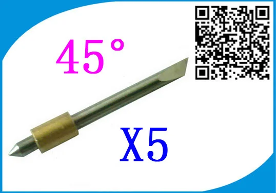 

5 pcs 45 Degree For Mutoh Vinyl Cutter Plotter Blades