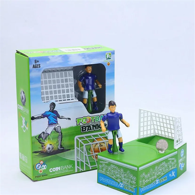 The Football Game Comes To Coin Money Toy Box Pastic Coin Cases Hidden Safe Kids Piggy Bank Money Toy Game Bank Safe Magic JBZQ