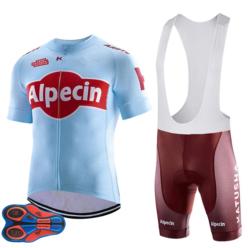 

2019 KATUSHA NEW TEAM Cycling Jersey 9D Gel Pad Bike Shorts Ropa Ciclismo Mens Summer Quick-dry BICYCLING Maillot Culotte Wear
