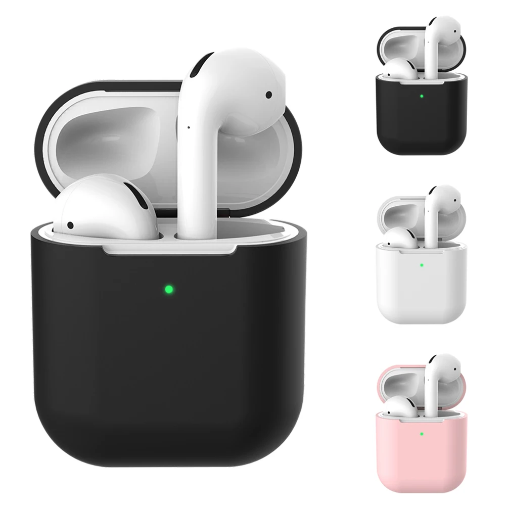 Earphone Case For AirPods Case Bluetooth Wireless Earphone Case For Apple Airpods 2  Protective Cover Accessories Charging Case