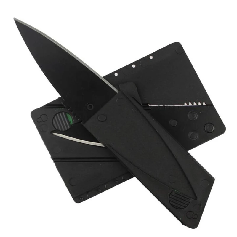 

Jeslon 10pcs/lot Card Knife Folding Knife Credit Card Tool Mini Wallet Camping Outdoor Pocket Tools Tactical Knife