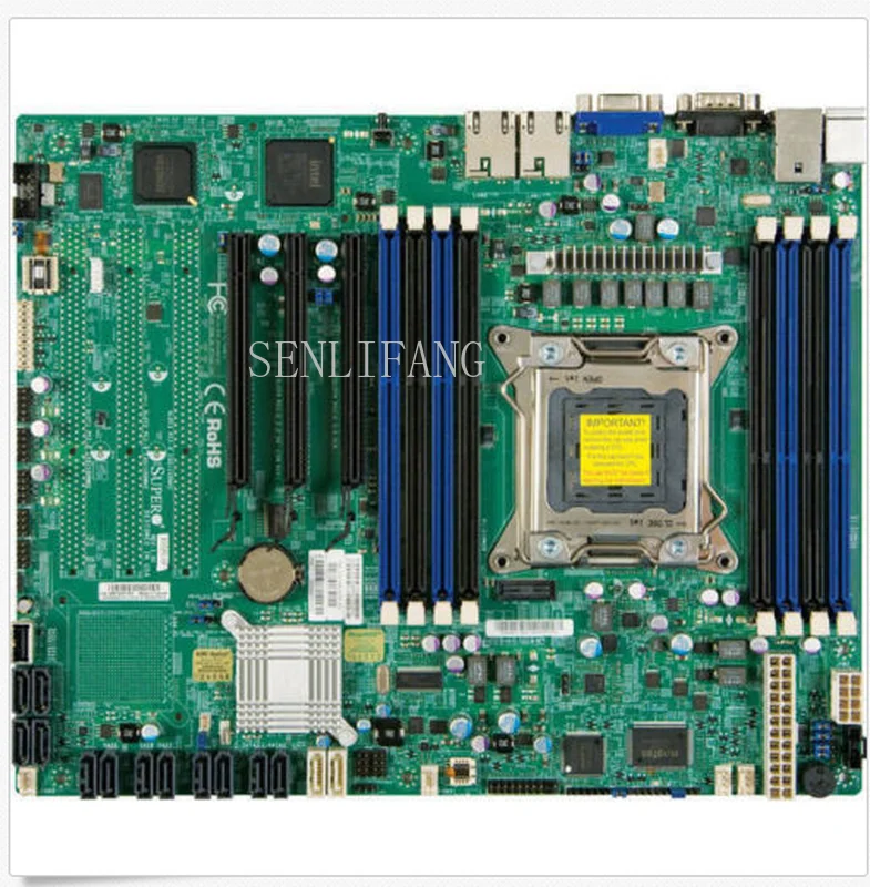 Бесплатная доставка сервер материнская плата для X9SRI-F 2011 материнская плата полностью проверена