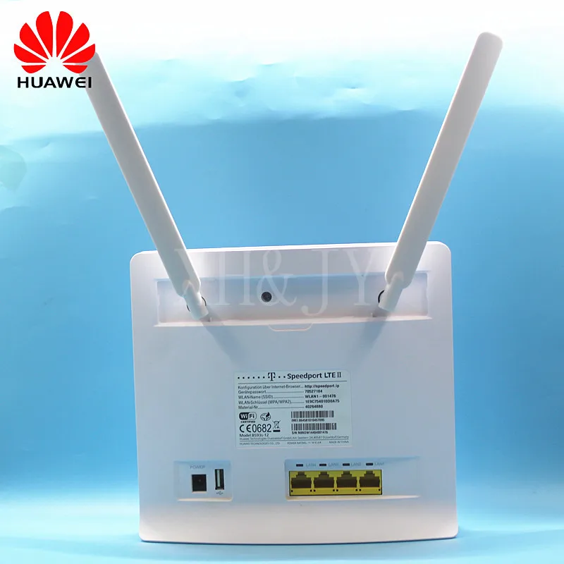 Разблокированный huawei беспроводной маршрутизатор B593 B593s-12 с антенной 4 г LTE Мобильная точка доступа Wi-Fi с sim-картой 4 г беспроводной маршрутизатор PKB310