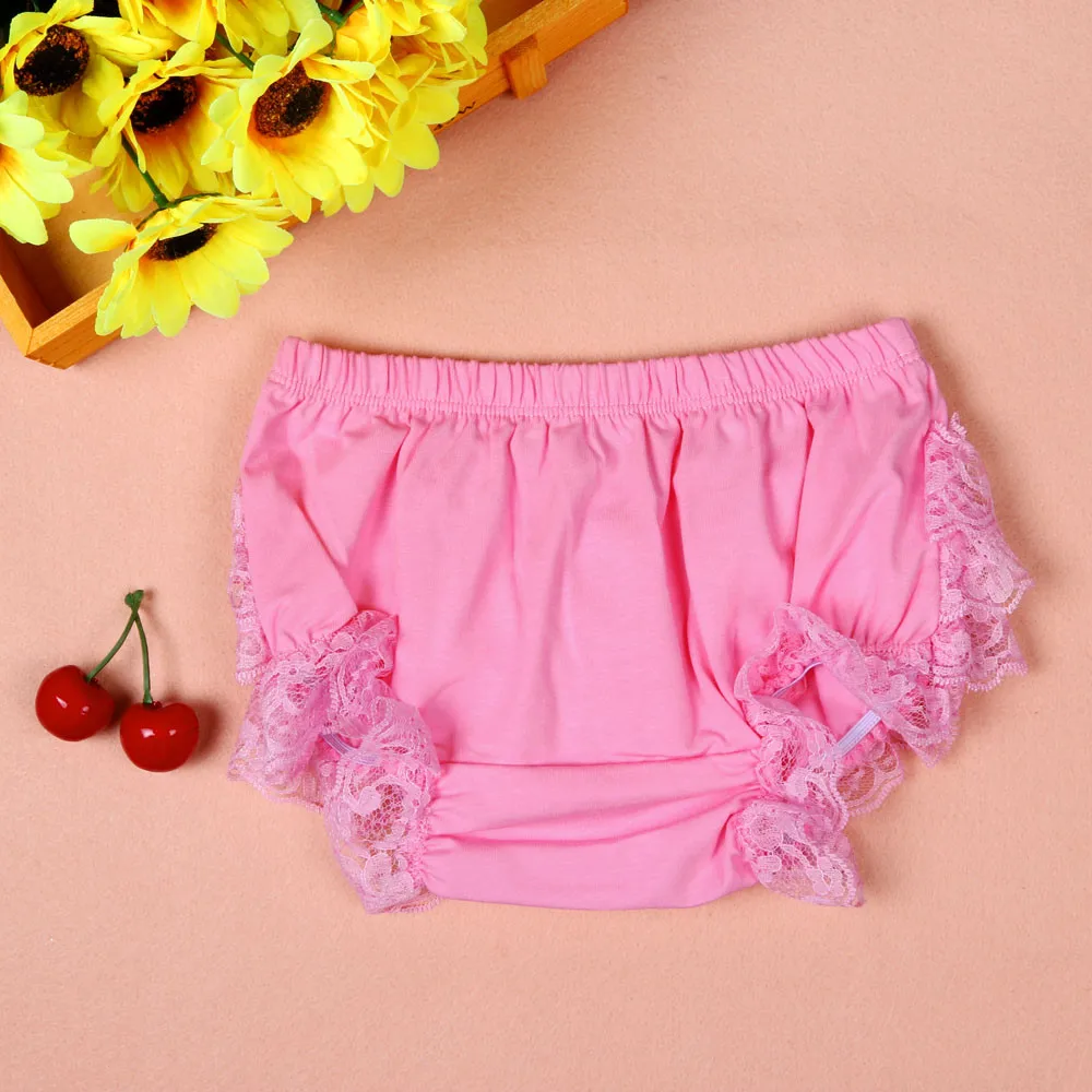 ARLONEET Baby Cotton lace Bloomers shorts Cute Baby Diaper Cover Newborn Shorts Summer Ruffle Pants PP Nappy shorts J0607