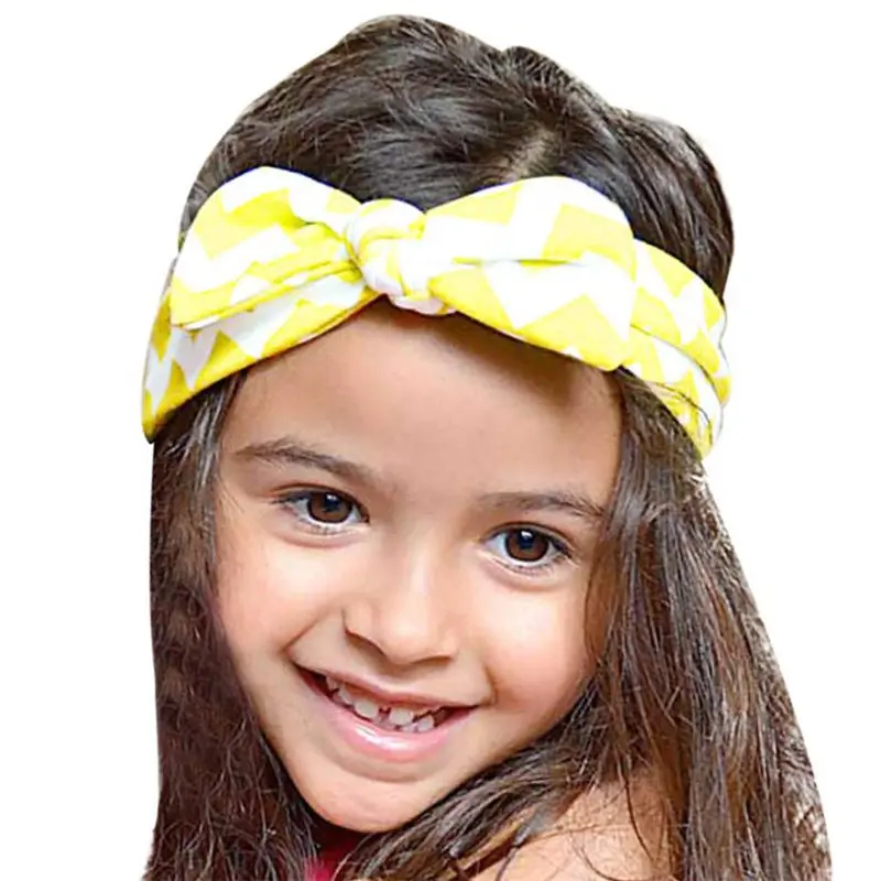 

2017 Summer style Girl's Wave Stripe Rabbit Ears head wrap Headbands lacos de cabelo para meninas Dropshipping Christmas Xmas