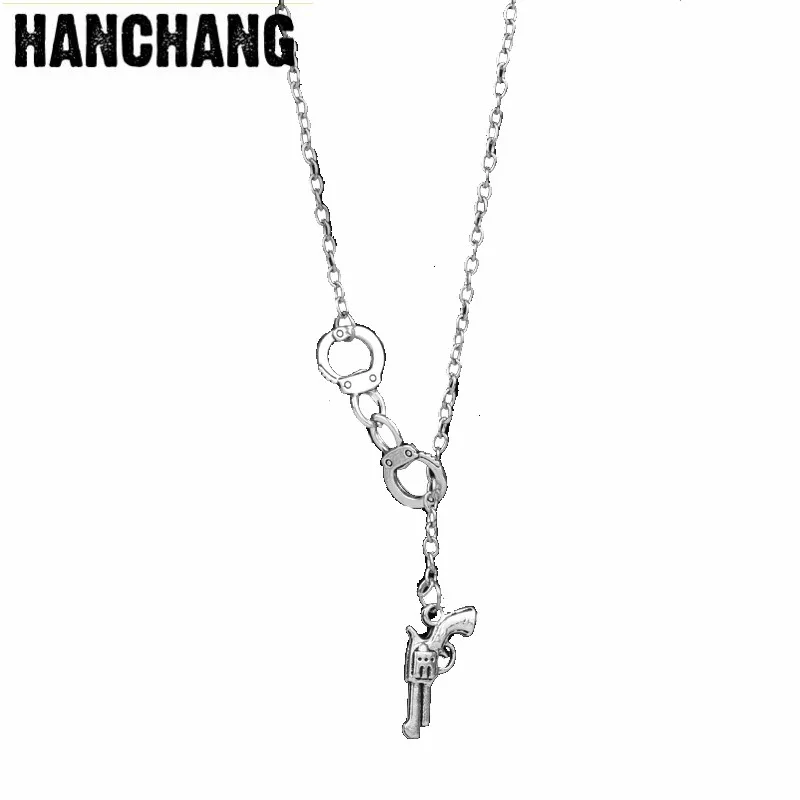 Женское колье чокер с подвеской в виде пистолета|fashion necklace|necklace fashionnecklace women |