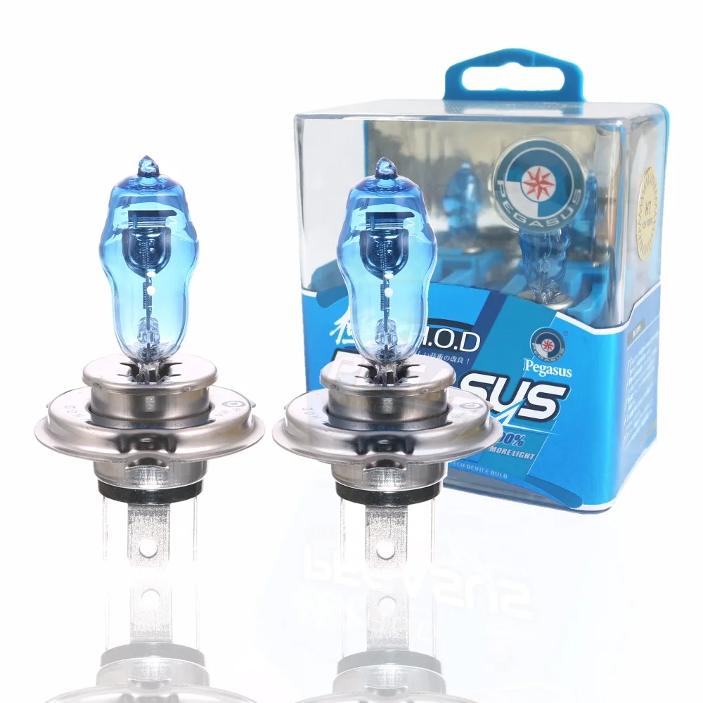 H4 100W DC 12V HOD Xenon White 6000k Halogen Car Head Light Globes