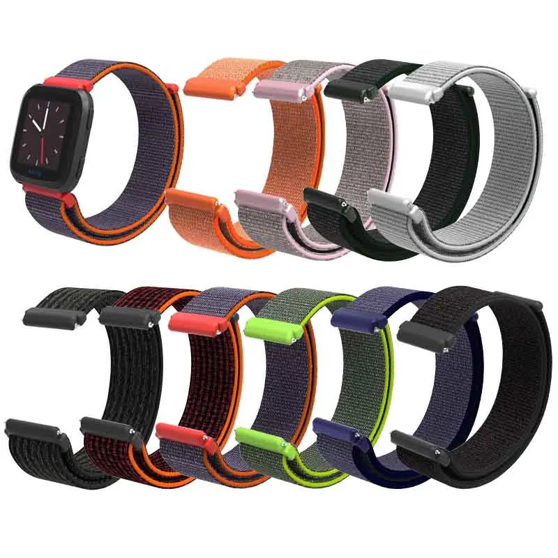Нейлоновый ремешок Correa для Fit bit Fitbit versa умный фитнес браслет спортивные часы