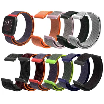 

Nylon Strap Correa for Fit bit Fitbit Versa Band Smart Fitness Bracelet Sports Watch Wrist Wristband Pulsera Replace Accessories