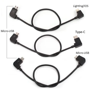 

30cm USB-C IOS Charing Cable Mavic Air 2/1 Remote Controller Wire Type-C For DJI Mavic Mini Pro 2 OTG Data Cable Andriod Spark