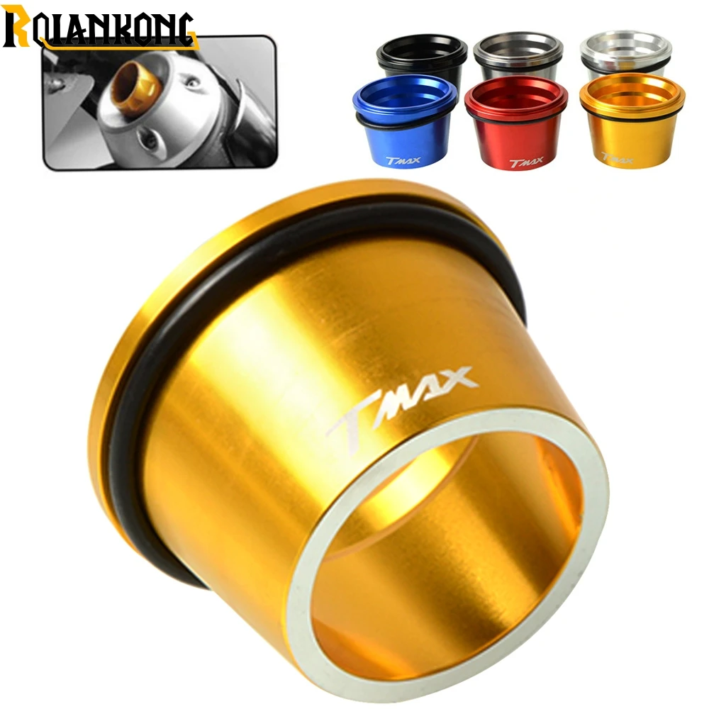 Logo TMAX Motorcycle Exhaust Pipe Muffler Tail Port Cover Cap For Yamaha TMAX 530 T MAX T-MAX 530 TMAX530 2012 -2017
