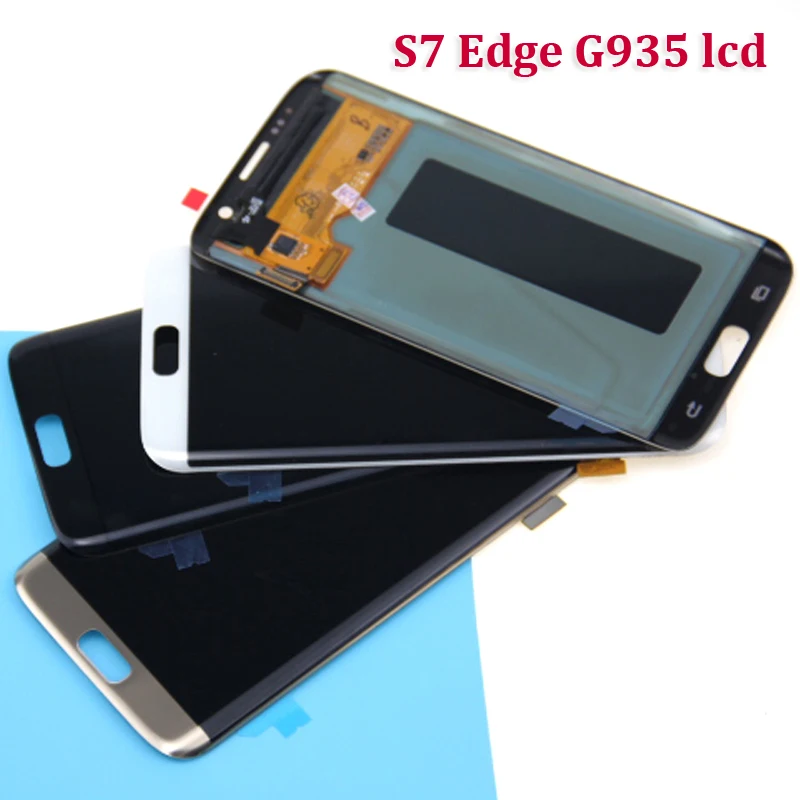 Супер AMOLED ЖК-дисплей с сенсорным экраном дигитайзер для samsung Galaxy S7 Edge G935 G935F G935FD G935A